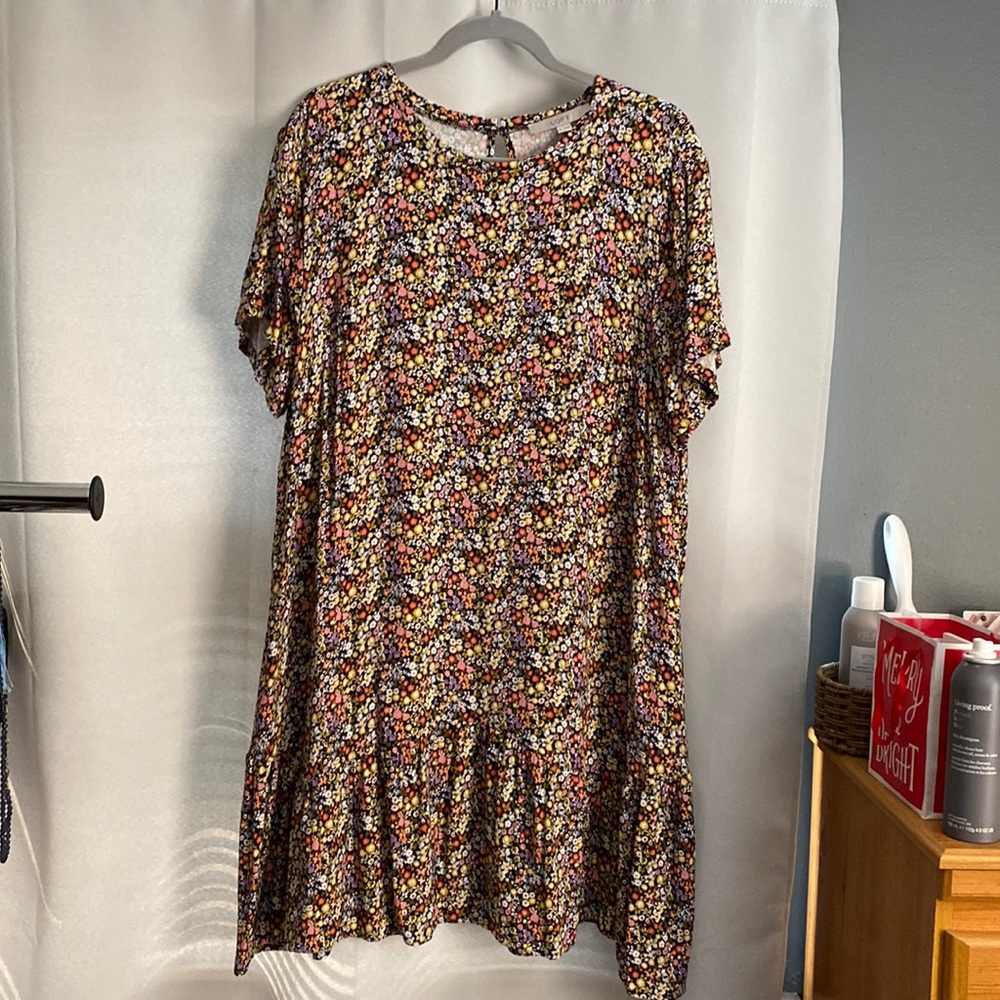 Loft Fall Floral Dress